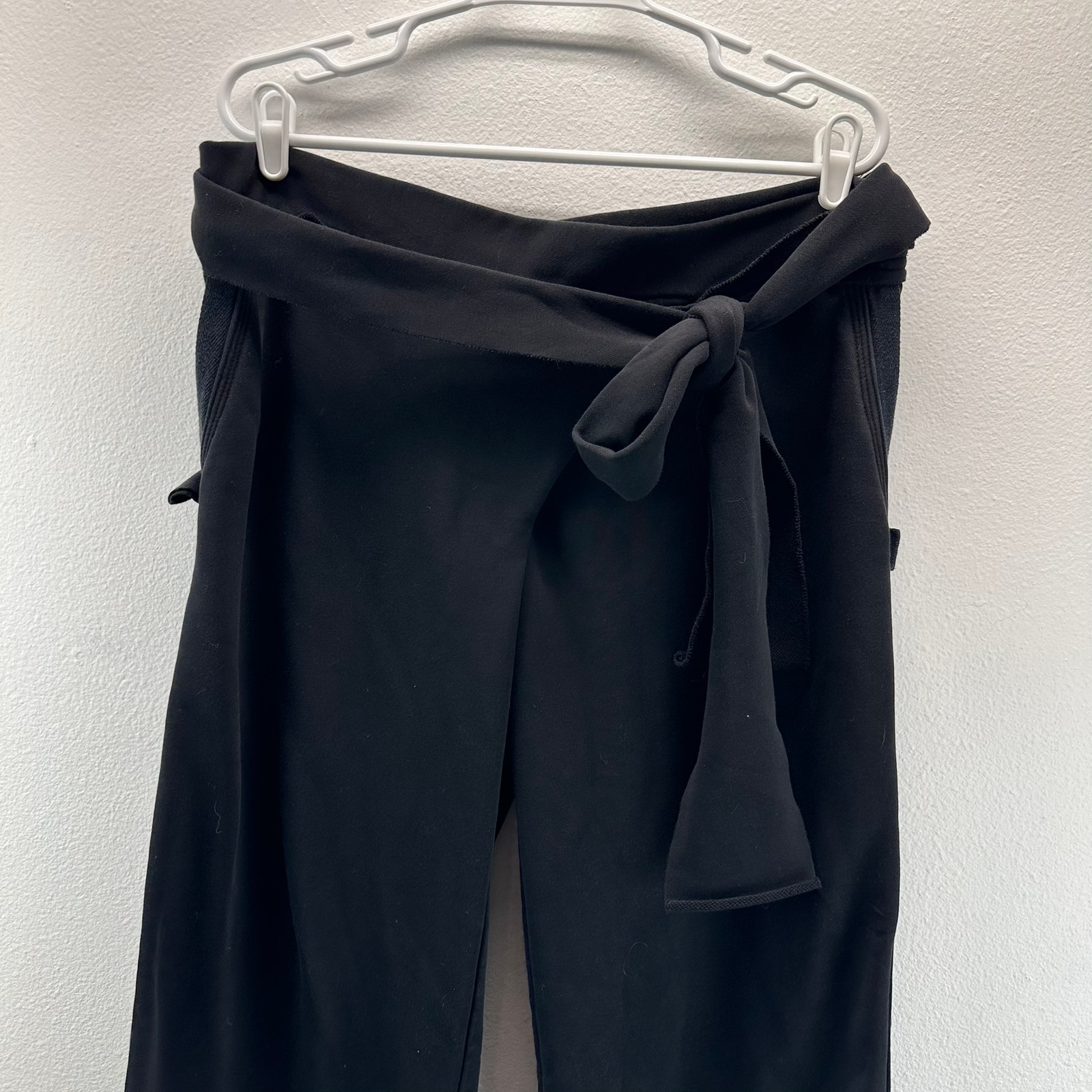 Aakasha Cotton Overlapped Front Pants Black Med Lagenlook Artsy — image 4 of 8